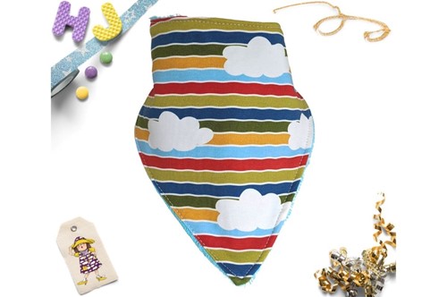 Buy  Dribble Bib Moo Stripes now using this page